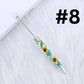 DIY Beadable Plastic Cute Sun Flowers Printed Pens, 167MM